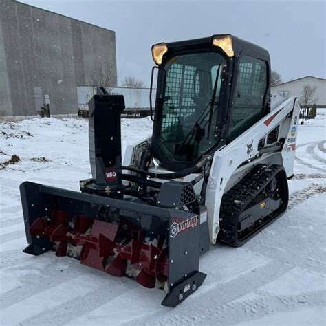 skid steer virnig snow blower|snowblower attachment for skid steer.